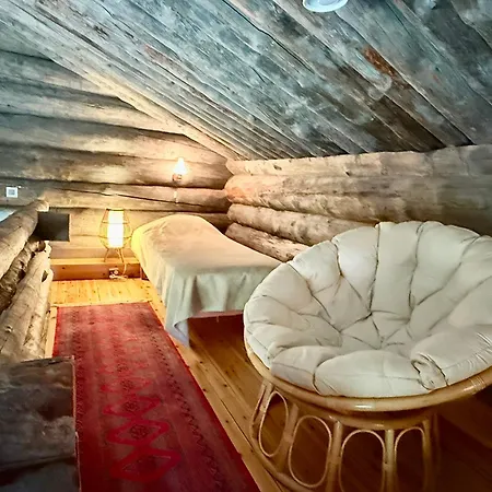 בקתה - Lapland Villas, Aarnilampi Beach, Private For Outdoor Lovers & Families, Sauna, Fireplace לוסטו