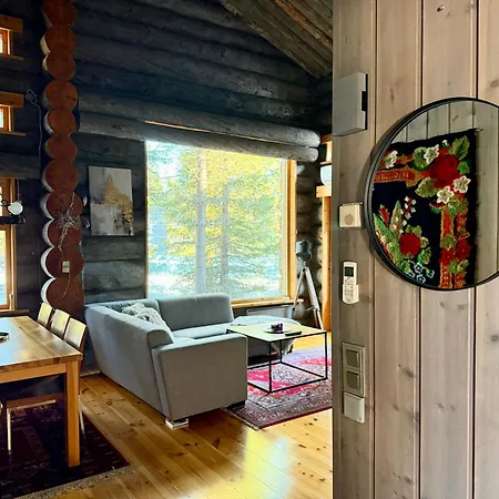 בקתה - Lapland Villas, Aarnilampi Beach, Private For Outdoor Lovers & Families, Sauna, Fireplace *